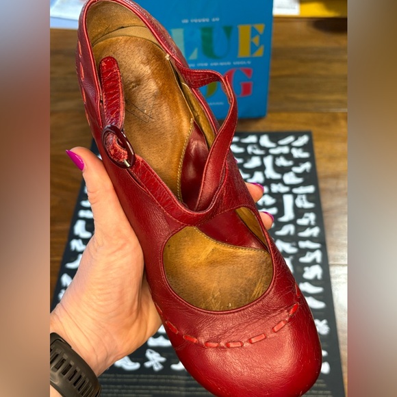 John Fluevog Operetta Malibran Red AND Black Heels Size 10 Project Shoes (2 prs) - Picture 10 of 16